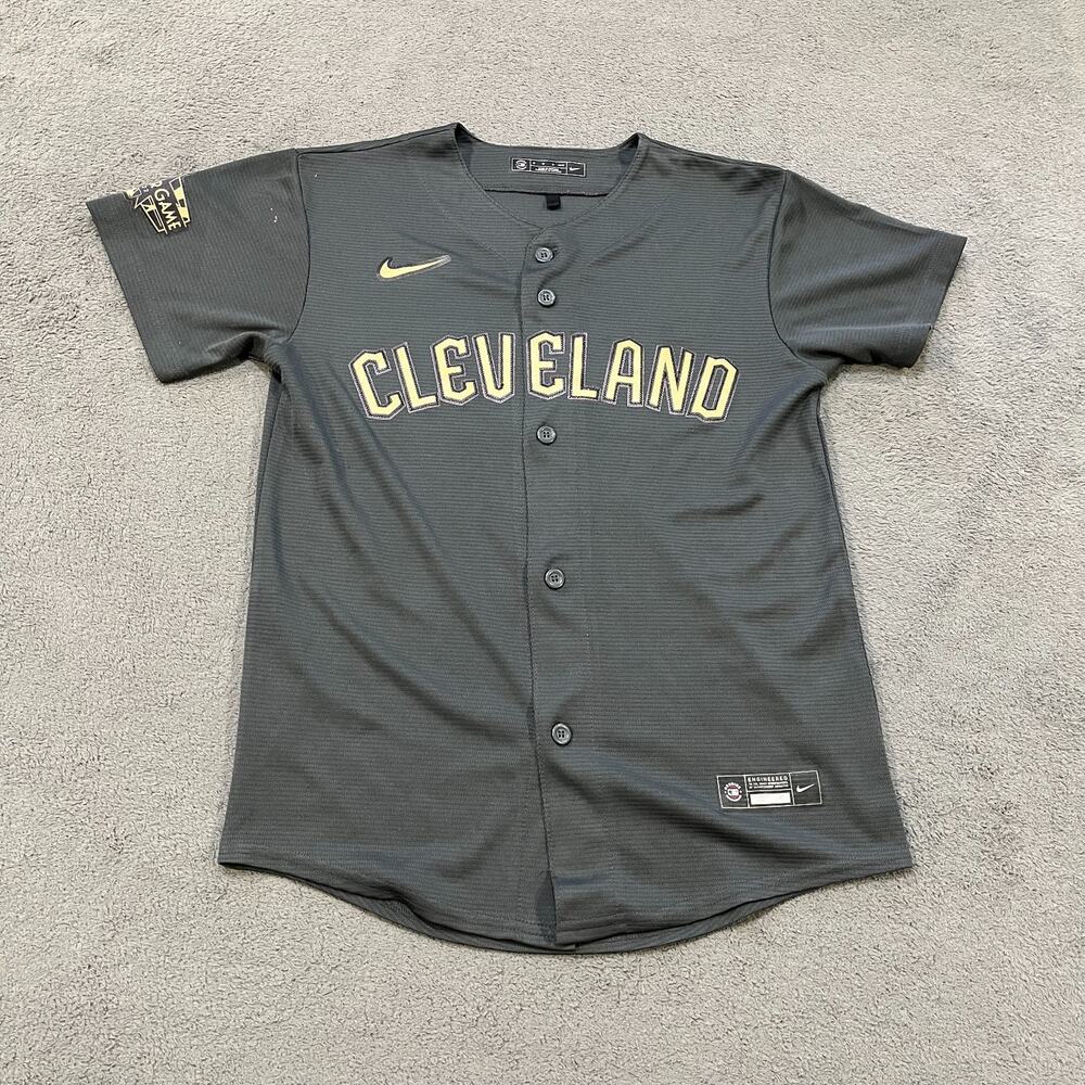Nike Cleveland Guardians Charcoal Grey 2022 MLB All Star Game Jersey Kids Size M